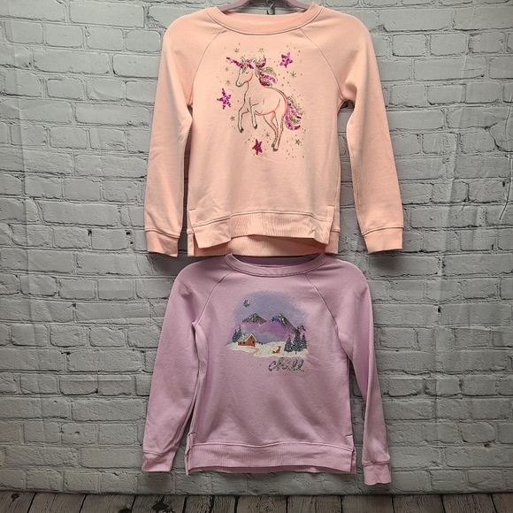 Super Soft Girls Sweatshirt Set, Sparkle and Shine Crewneck, Size 10 - Picture 2 of 4